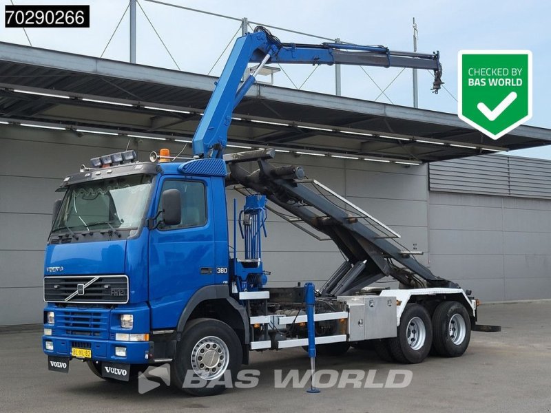 Abrollcontainer del tipo Volvo FH12 380 6X2 NL-Truck HMF 1463K2 Crane Steelsuspension Lift-Axle, Gebrauchtmaschine en Veghel (Imagen 1)