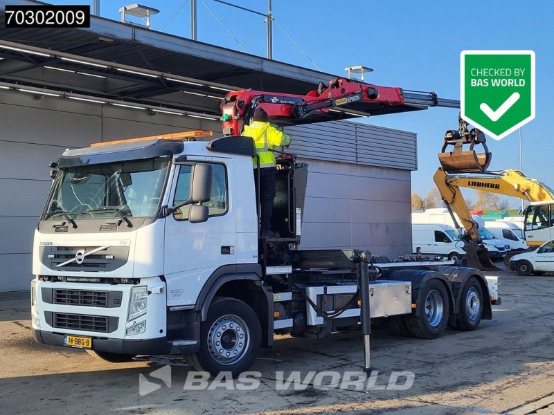 Abrollcontainer typu Volvo FM 330 FM 6X2 Palfinger Epsilon Z-Crane VDL Hook Lift+Steering A, Gebrauchtmaschine v Veghel (Obrázek 1)