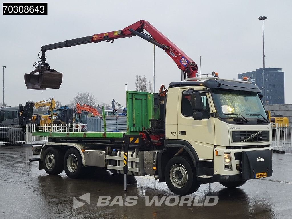 Abrollcontainer от тип Volvo FM 370 6X2 HMF 1643 Z2 Crane 20tons AJK containersystem Lift+Ste, Gebrauchtmaschine в Veghel (Снимка 3)