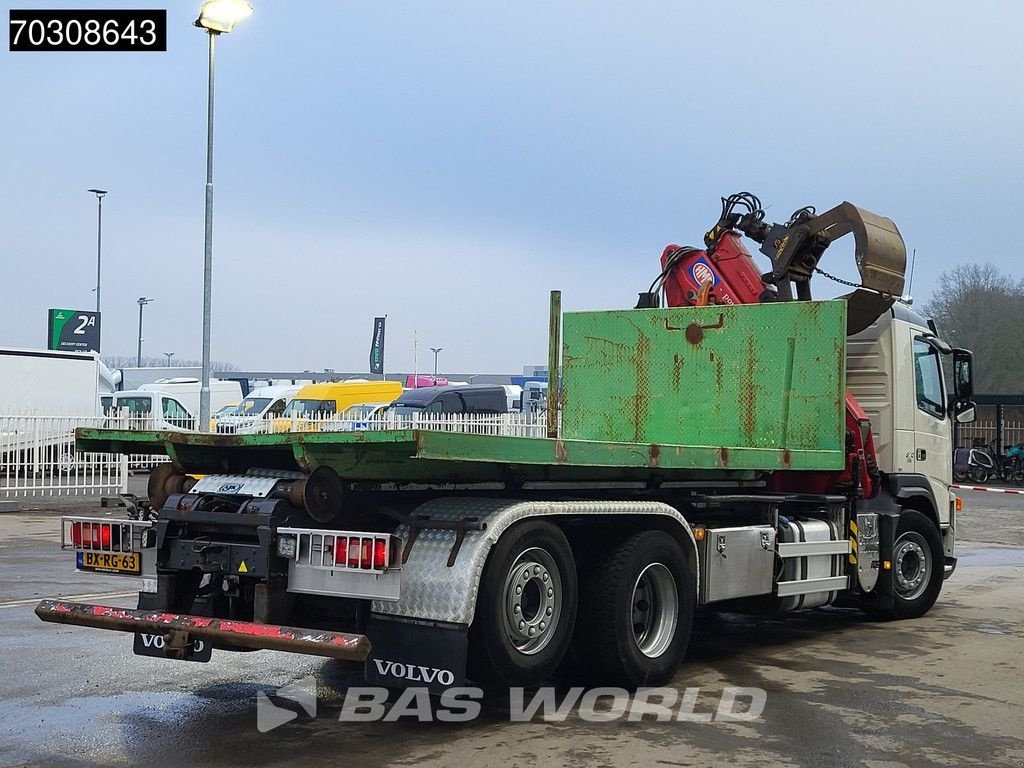 Abrollcontainer типа Volvo FM 370 6X2 HMF 1643 Z2 Crane 20tons AJK containersystem Lift+Ste, Gebrauchtmaschine в Veghel (Фотография 11)