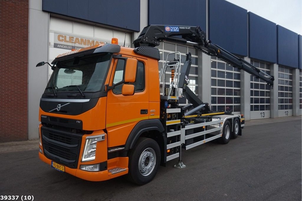 Abrollcontainer tip Volvo FM 410 HMF 23 ton/meter laadkraan, Gebrauchtmaschine in ANDELST (Poză 1)