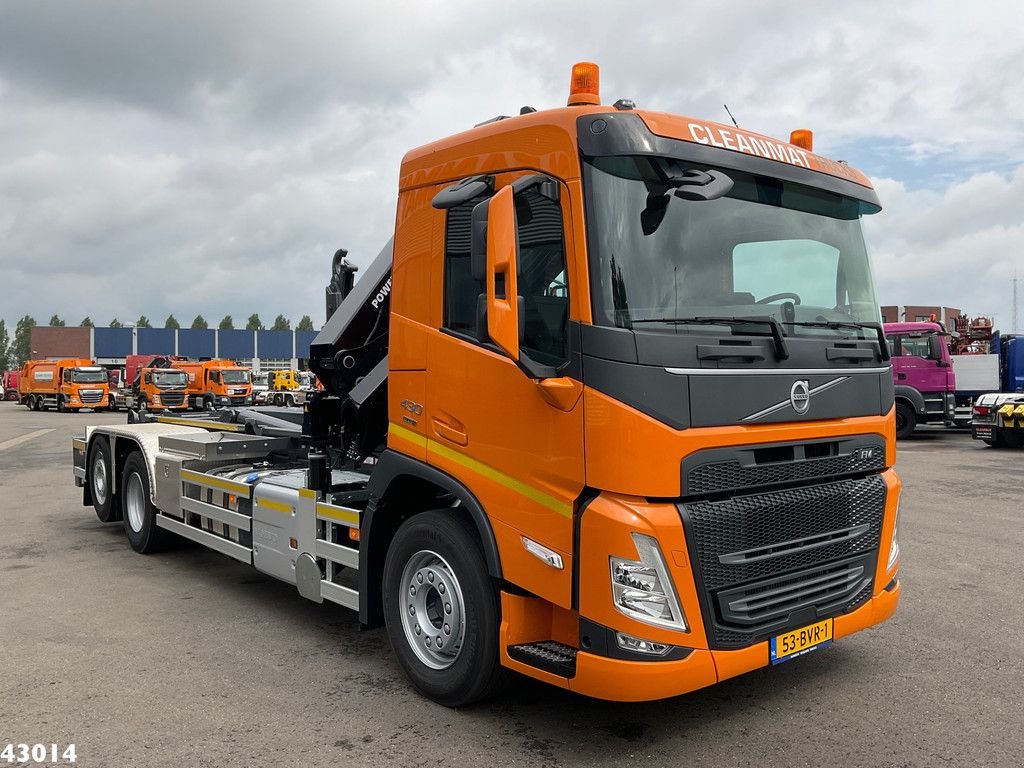 Abrollcontainer a típus Volvo FM 430 HMF 23 Tonmeter laadkraan, Gebrauchtmaschine ekkor: ANDELST (Kép 3)