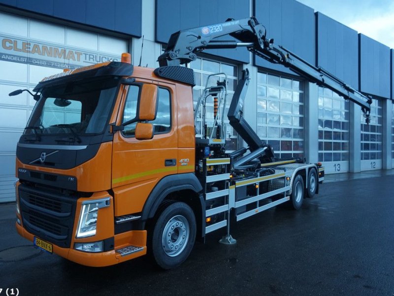 Abrollcontainer tip Volvo FM 440 HMF 23 ton/meter laadkraan, Gebrauchtmaschine in ANDELST (Poză 1)