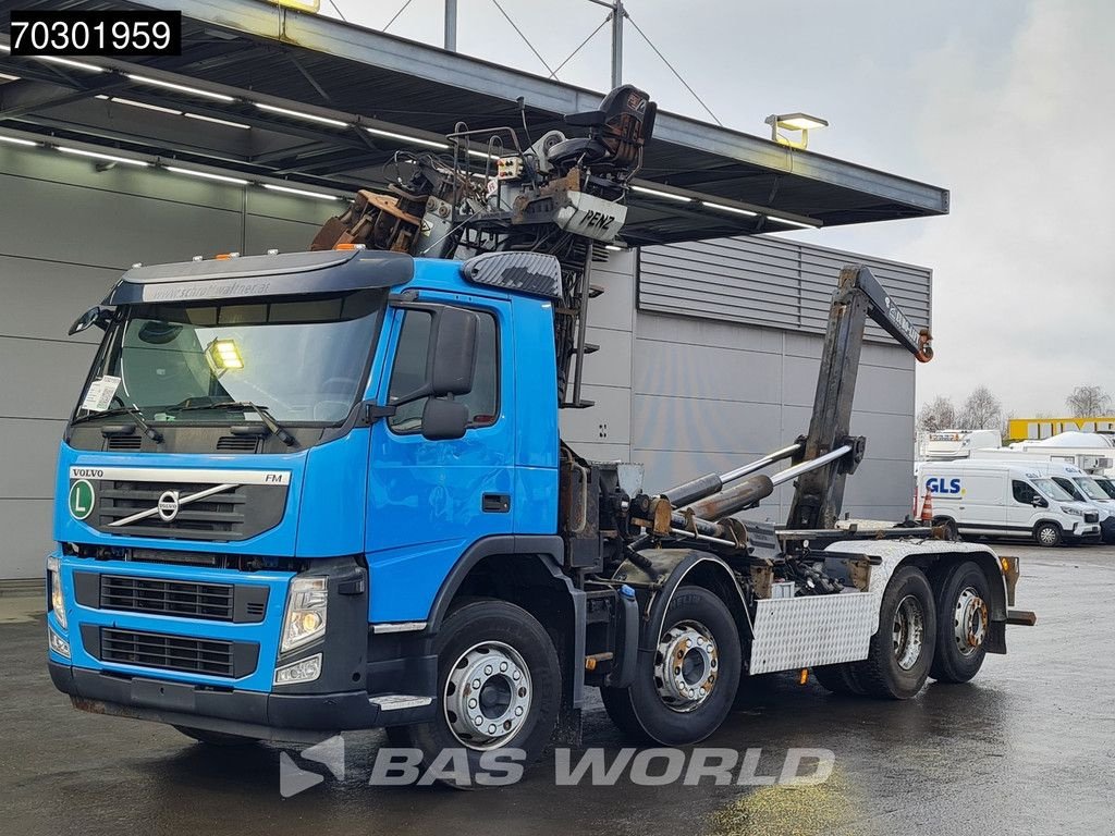 Abrollcontainer des Typs Volvo FM 460 8X2 Penz 12ZR7,70 Crane + AJK HS20N Automatic VEB+ Euro 5, Gebrauchtmaschine in Veghel (Bild 11)