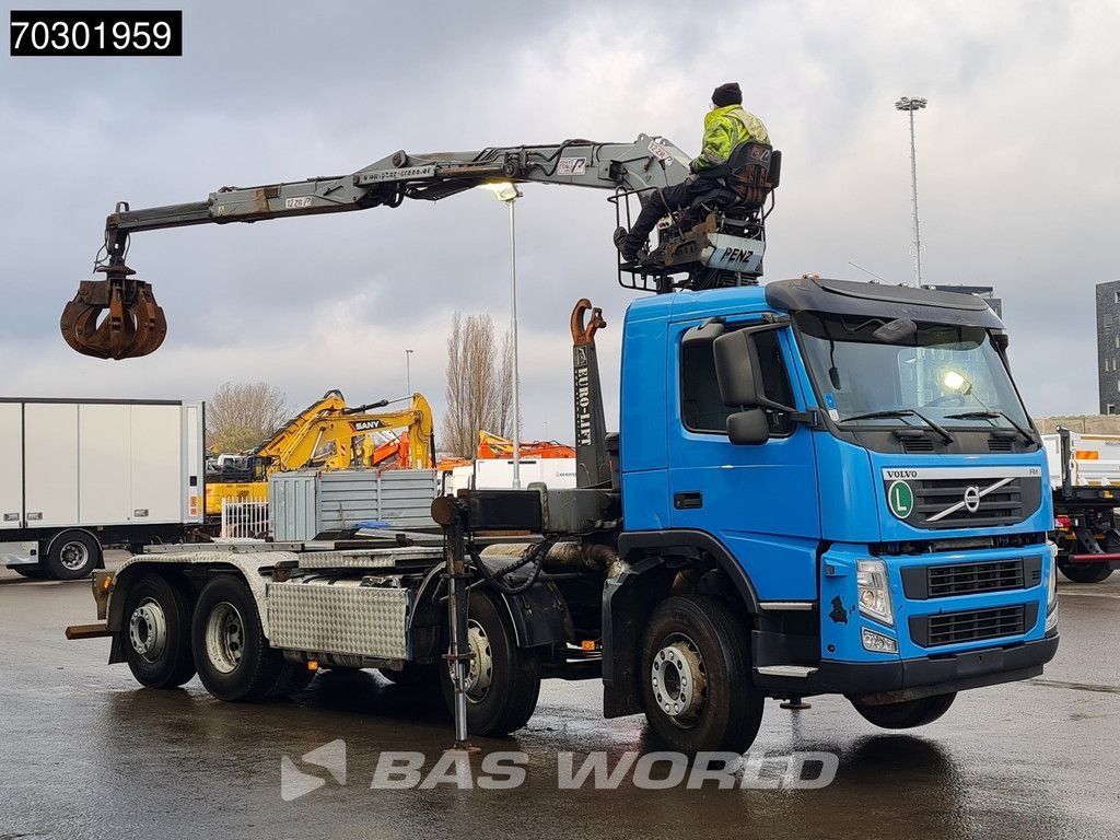 Abrollcontainer des Typs Volvo FM 460 8X2 Penz 12ZR7,70 Crane + AJK HS20N Automatic VEB+ Euro 5, Gebrauchtmaschine in Veghel (Bild 3)
