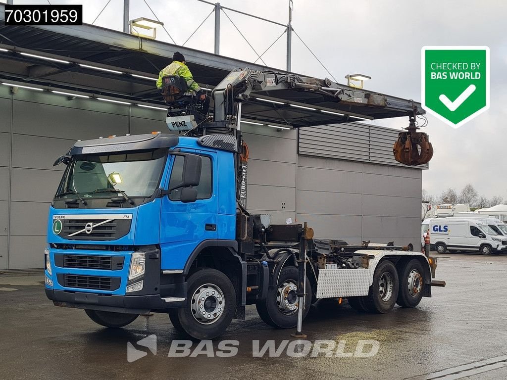 Abrollcontainer des Typs Volvo FM 460 8X2 Penz 12ZR7,70 Crane + AJK HS20N Automatic VEB+ Euro 5, Gebrauchtmaschine in Veghel (Bild 1)