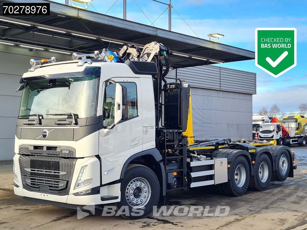Abrollcontainer of the type Volvo FM 460 8X4 NEW! Palfinger Q200Z95TR Crane Kran + HT 24 TEC Hookl, Neumaschine in Veghel (Picture 1)