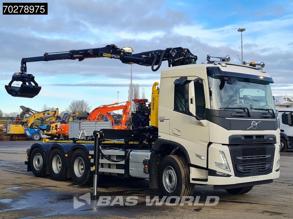 Abrollcontainer vrste Volvo FM 460 8X4 NEW! Palfinger Q200Z95TR HPLS Crane + HT 24 TEC Hookl, Neumaschine v Veghel (Slika 3)