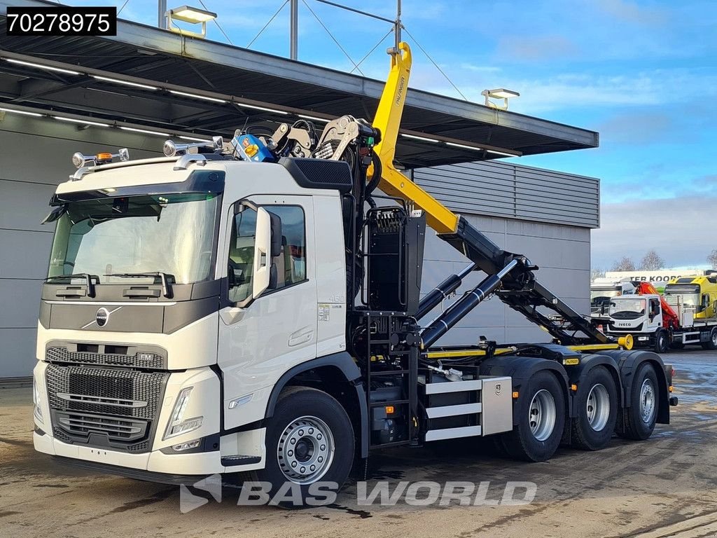 Abrollcontainer vrste Volvo FM 460 8X4 NEW! Palfinger Q200Z95TR HPLS Crane + HT 24 TEC Hookl, Neumaschine v Veghel (Slika 10)