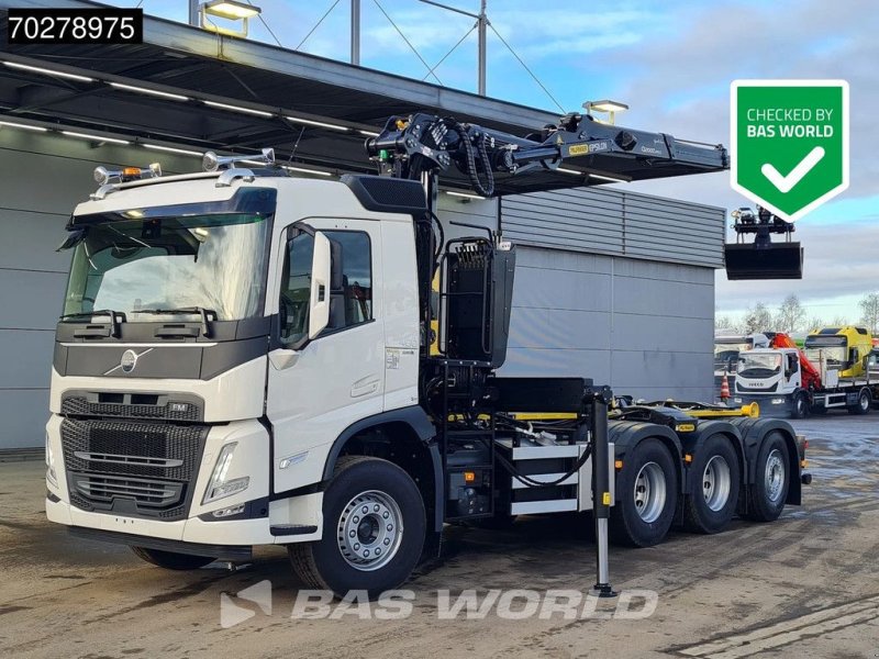 Abrollcontainer a típus Volvo FM 460 8X4 NEW! Palfinger Q200Z95TR HPLS Crane + HT 24 TEC Hookl, Neumaschine ekkor: Veghel (Kép 1)