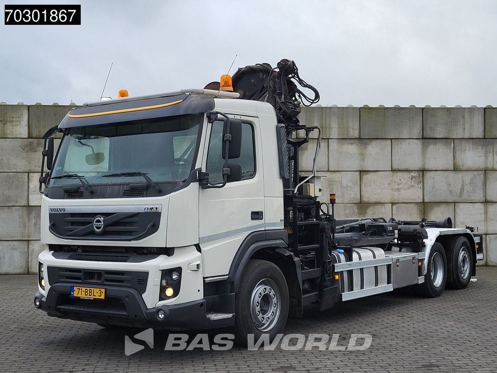 Abrollcontainer des Typs Volvo FMX 370 FMX 6X2 HIAB 244 E P-3 Hipro Kran + XR21S56 containersys, Gebrauchtmaschine in Veghel (Bild 10)