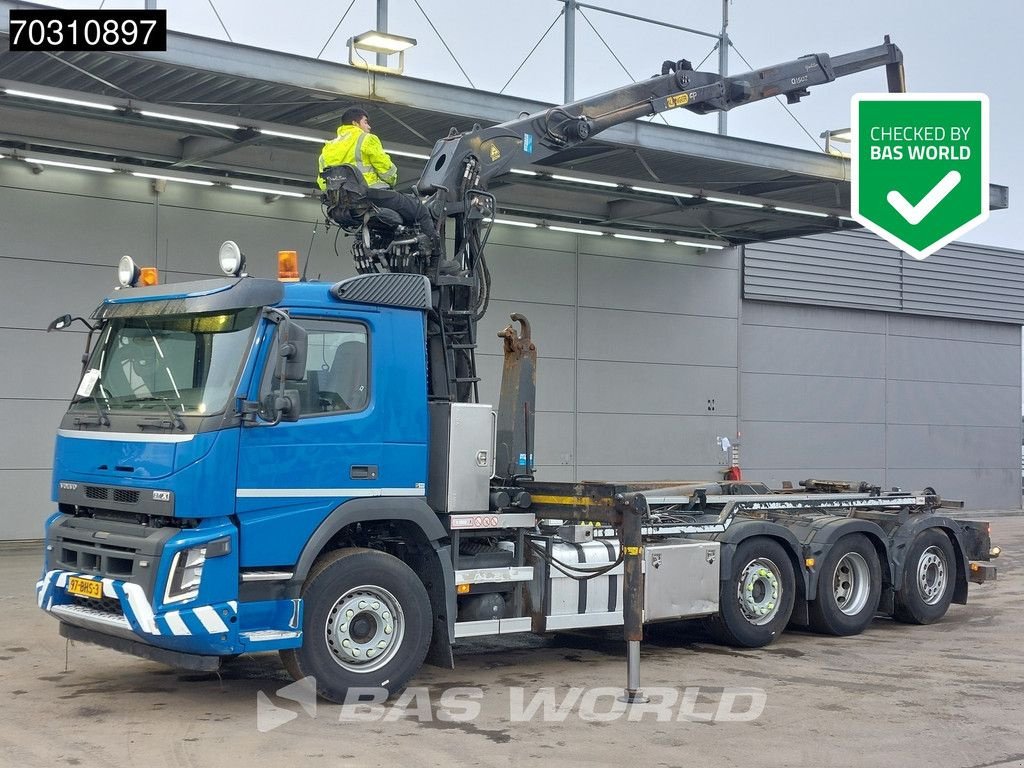 Abrollcontainer tipa Volvo FMX 420 8X2 NL-Truck Palfinger Epsilon Q150Z Crane Kran VDL S-25, Gebrauchtmaschine u Veghel (Slika 1)
