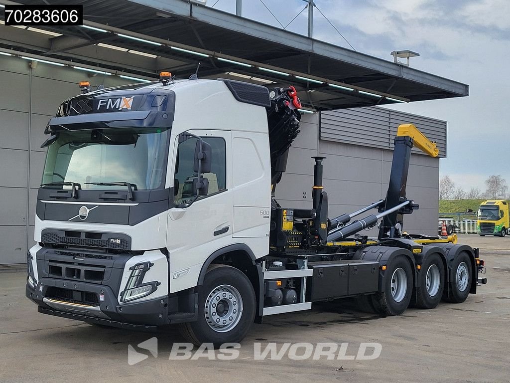 Abrollcontainer типа Volvo FMX 500 8X4 NEW! Crane + Hooklift Palfinger PK33002 Crane EURO6, Neumaschine в Veghel (Фотография 8)