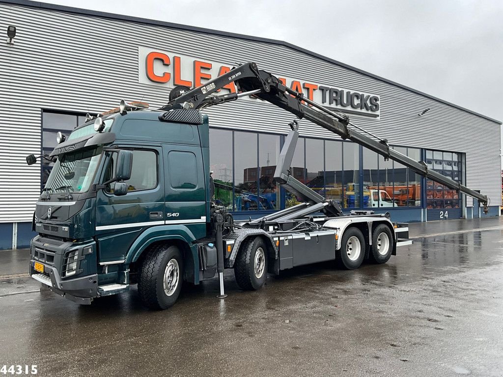Abrollcontainer del tipo Volvo FMX 540 8x4 Euro 6 Hiab 28 Tonmeter laadkraan, Gebrauchtmaschine In ANDELST (Immagine 1)