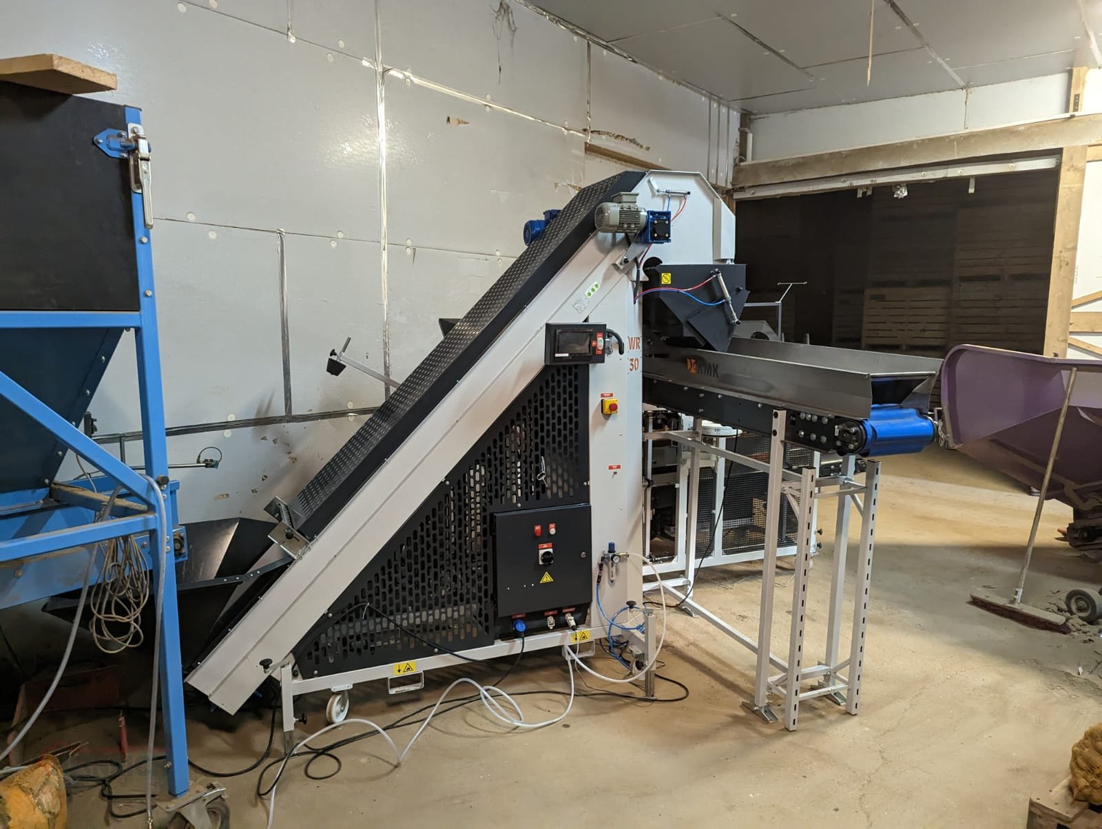 Absackwaage/Waage of the type KMK Waage WR30 Bunkerwaage Kartoffelwaage Tarierband 30 kg oder 50kg, Neumaschine in Ehekirchen (Picture 1)