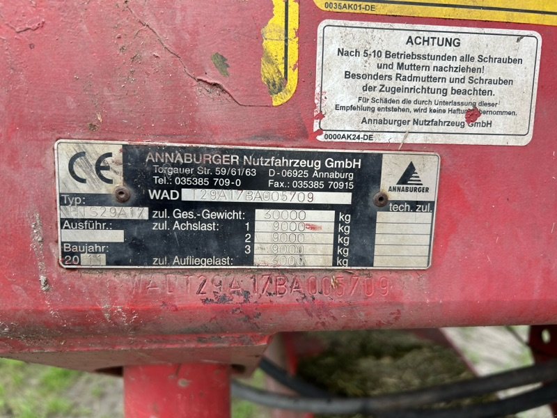 Abschiebewagen of the type Annaburger Schub Max HTS 29.17, Gebrauchtmaschine in Nauen (Picture 13)