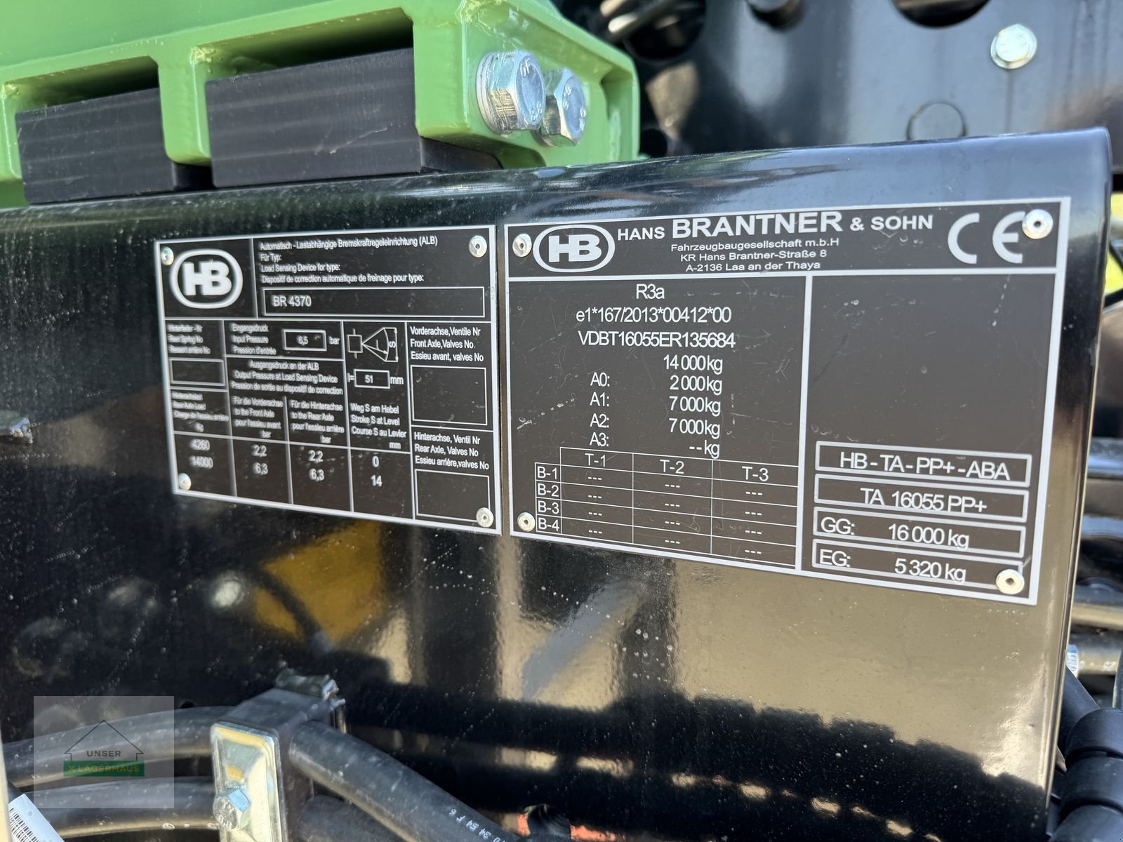 Abschiebewagen des Typs Brantner 16055 PP+, Neumaschine in Hartberg (Bild 7)