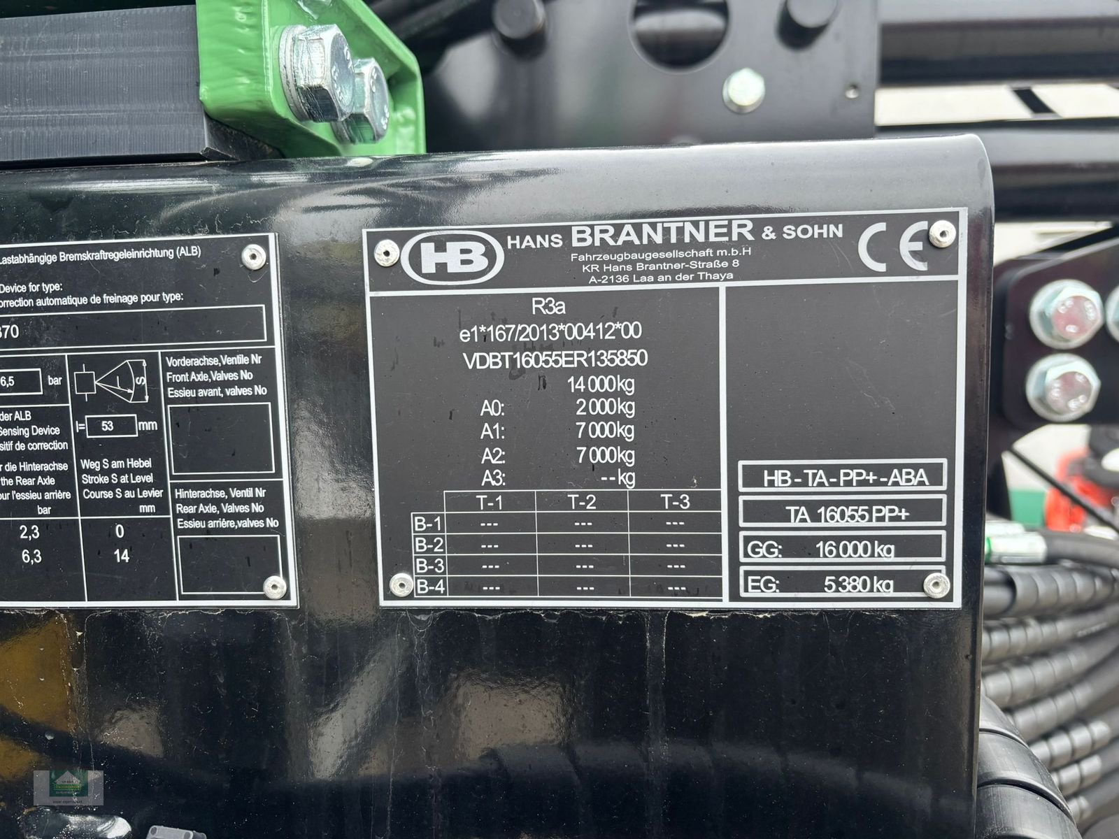 Abschiebewagen от тип Brantner TA 16055 PP+, Gebrauchtmaschine в Klagenfurt (Снимка 7)