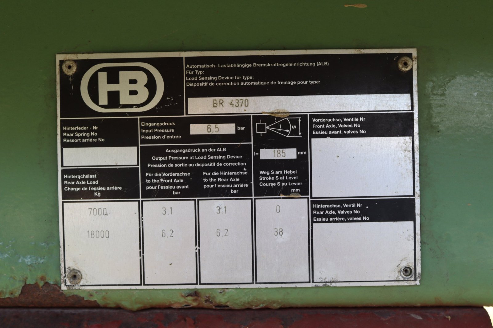 Abschiebewagen типа Brantner TA20065PP, Gebrauchtmaschine в Wendeburg (Фотография 7)