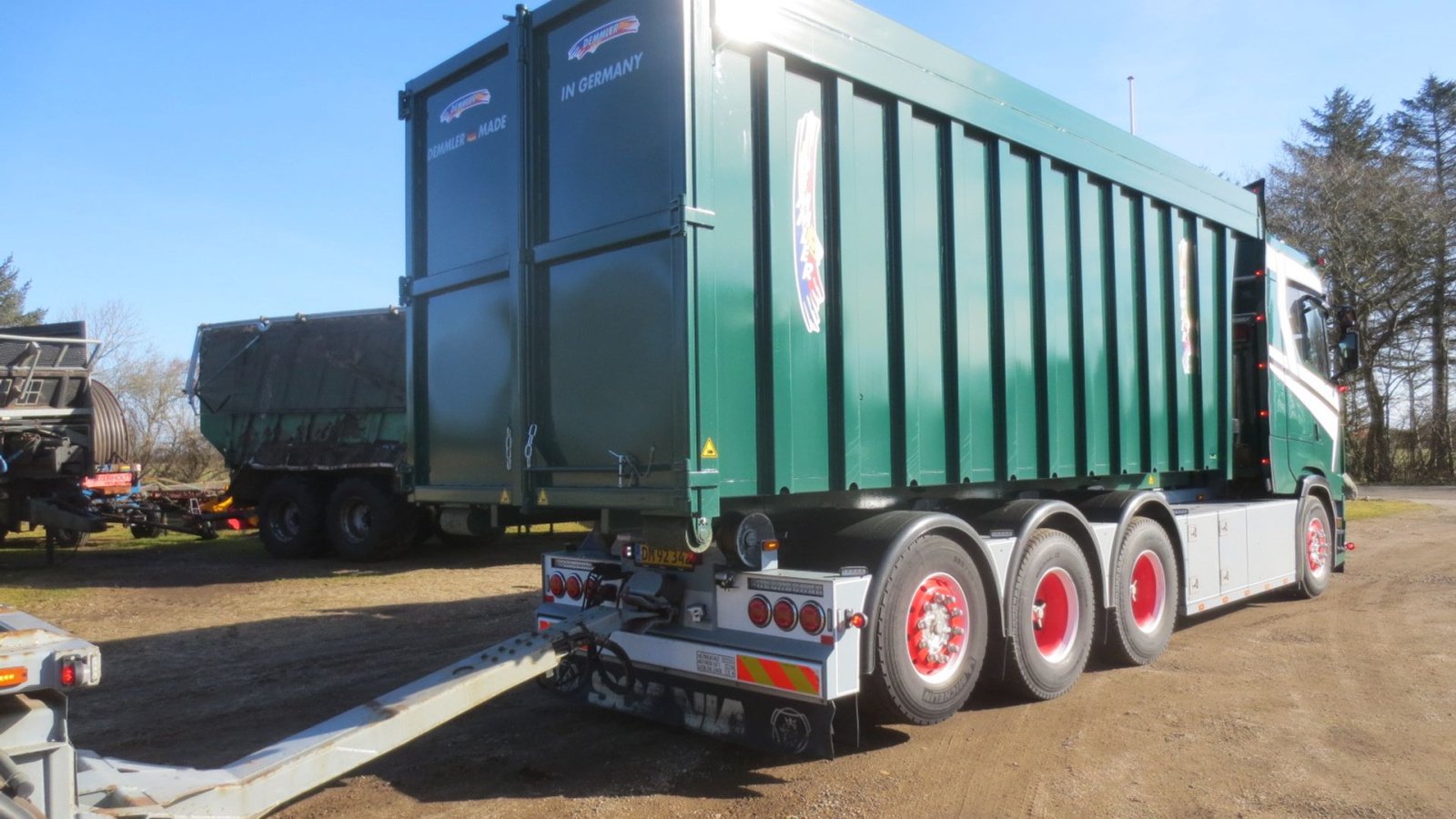 Abschiebewagen Türe ait Demmler KROGHEJS-CONTAINER, Gebrauchtmaschine içinde Nørre Nebel (resim 3)