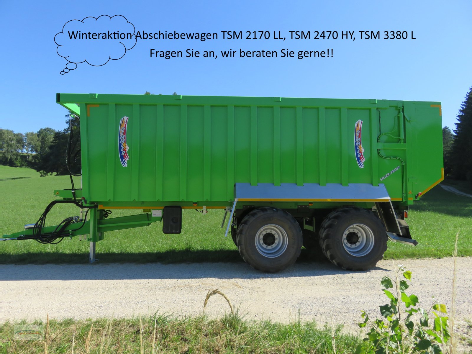 Abschiebewagen typu Demmler TSM 2470 HY, Neumaschine v Wertingen-Geratshofen (Obrázek 1)