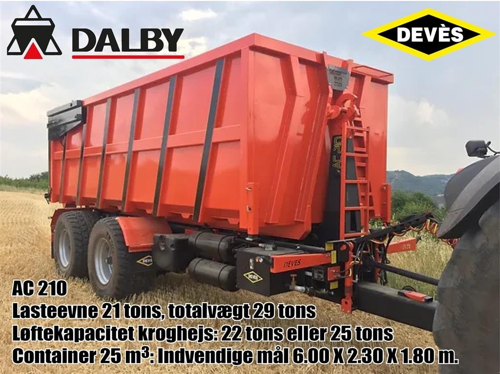 Abschiebewagen типа Deves AC kroghejs, Gebrauchtmaschine в Ringsted (Фотография 1)