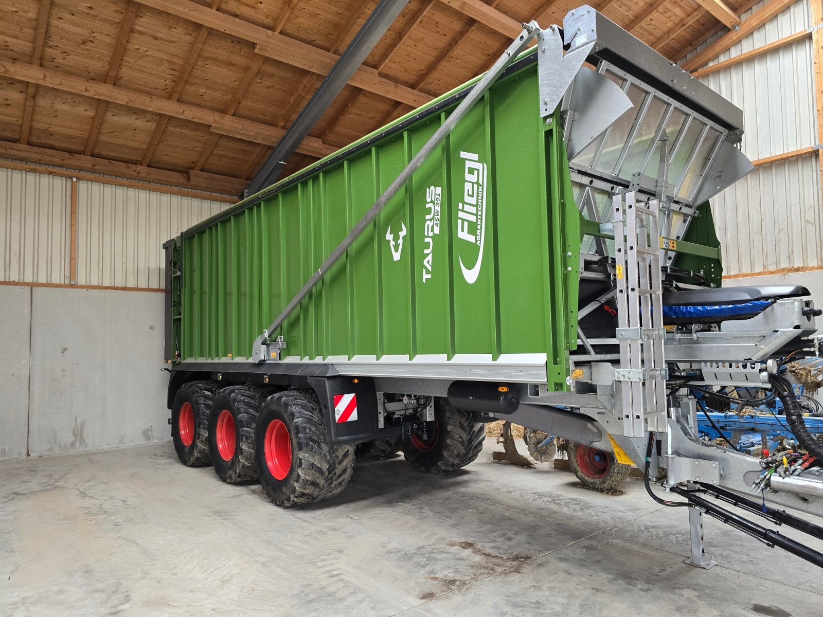 Abschiebewagen del tipo Fliegl 391, Gebrauchtmaschine en Winzer (Imagen 1)