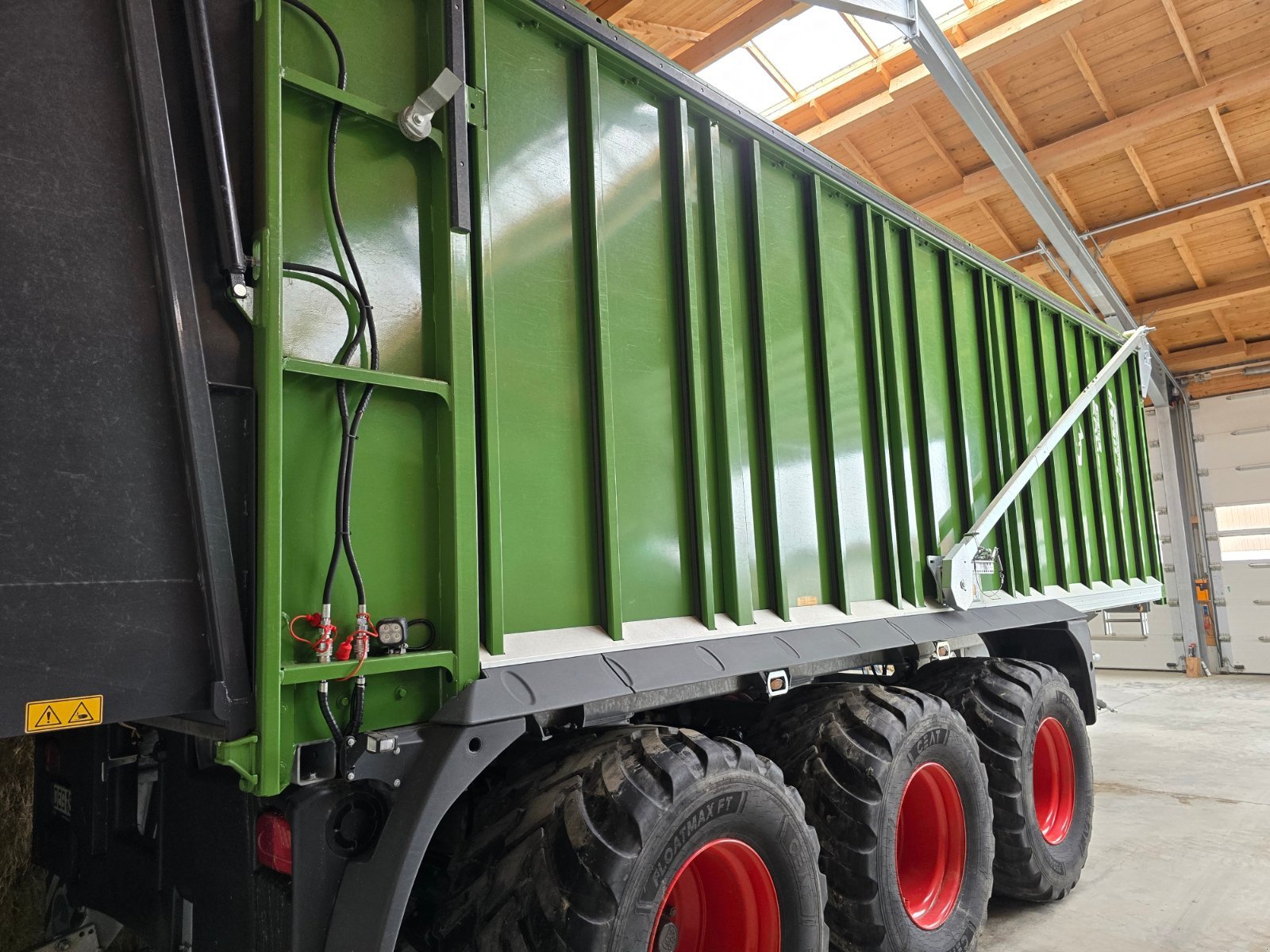 Abschiebewagen del tipo Fliegl 391, Gebrauchtmaschine en Winzer (Imagen 2)