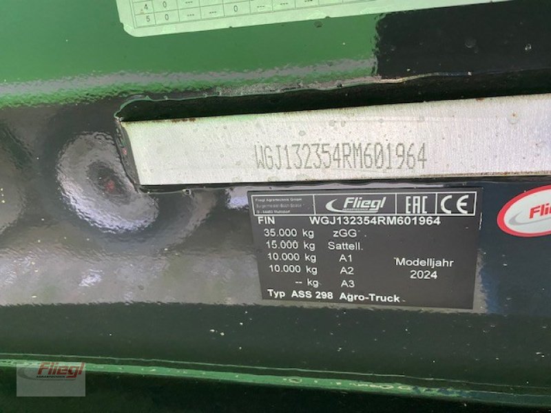 Abschiebewagen des Typs Fliegl ASS 298 Agro Truck, Gebrauchtmaschine in Mühldorf (Bild 4)