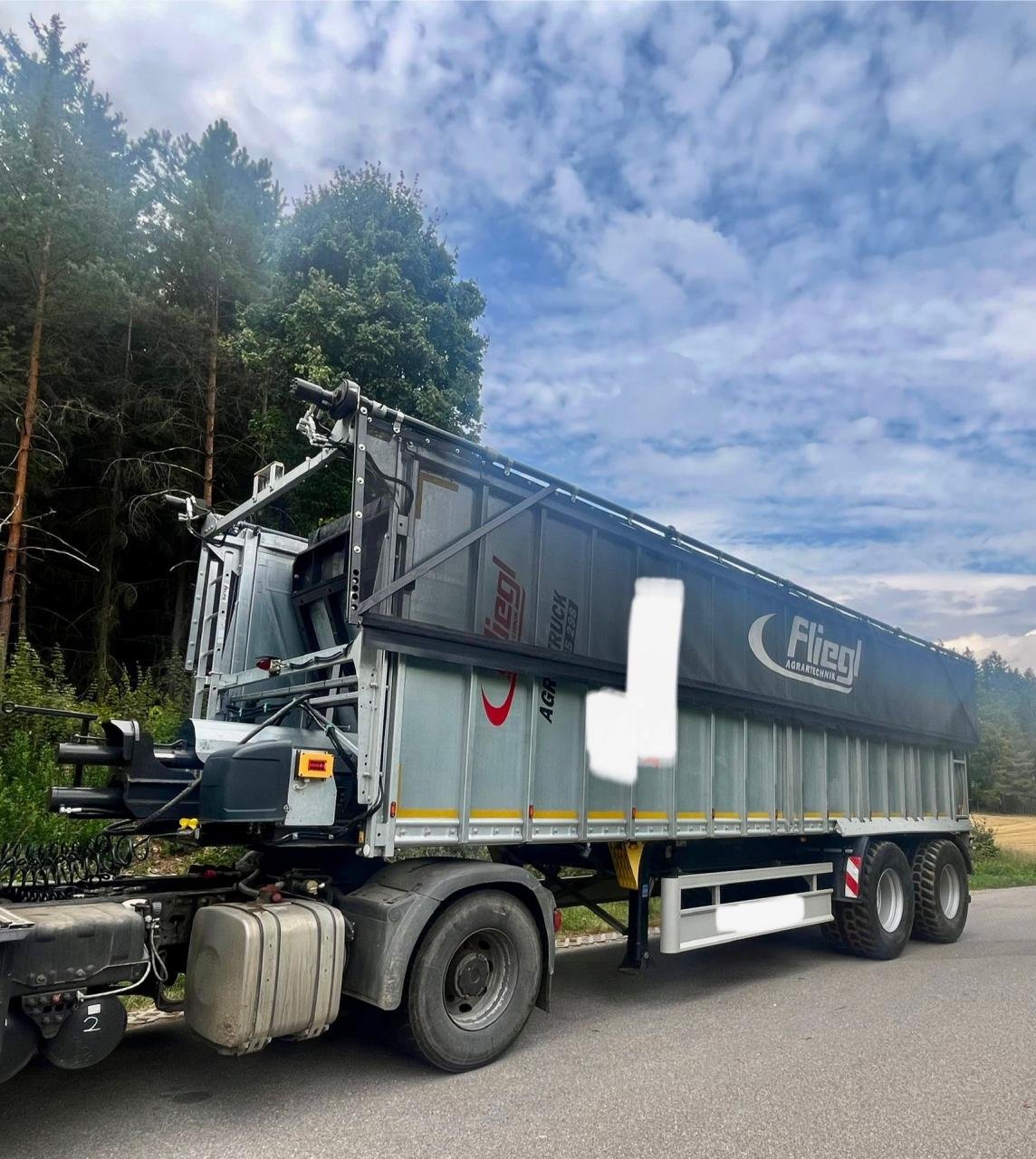 Abschiebewagen del tipo Fliegl ASS 298 Umgekippt/Schaden, Gebrauchtmaschine en Könnern (Imagen 1)