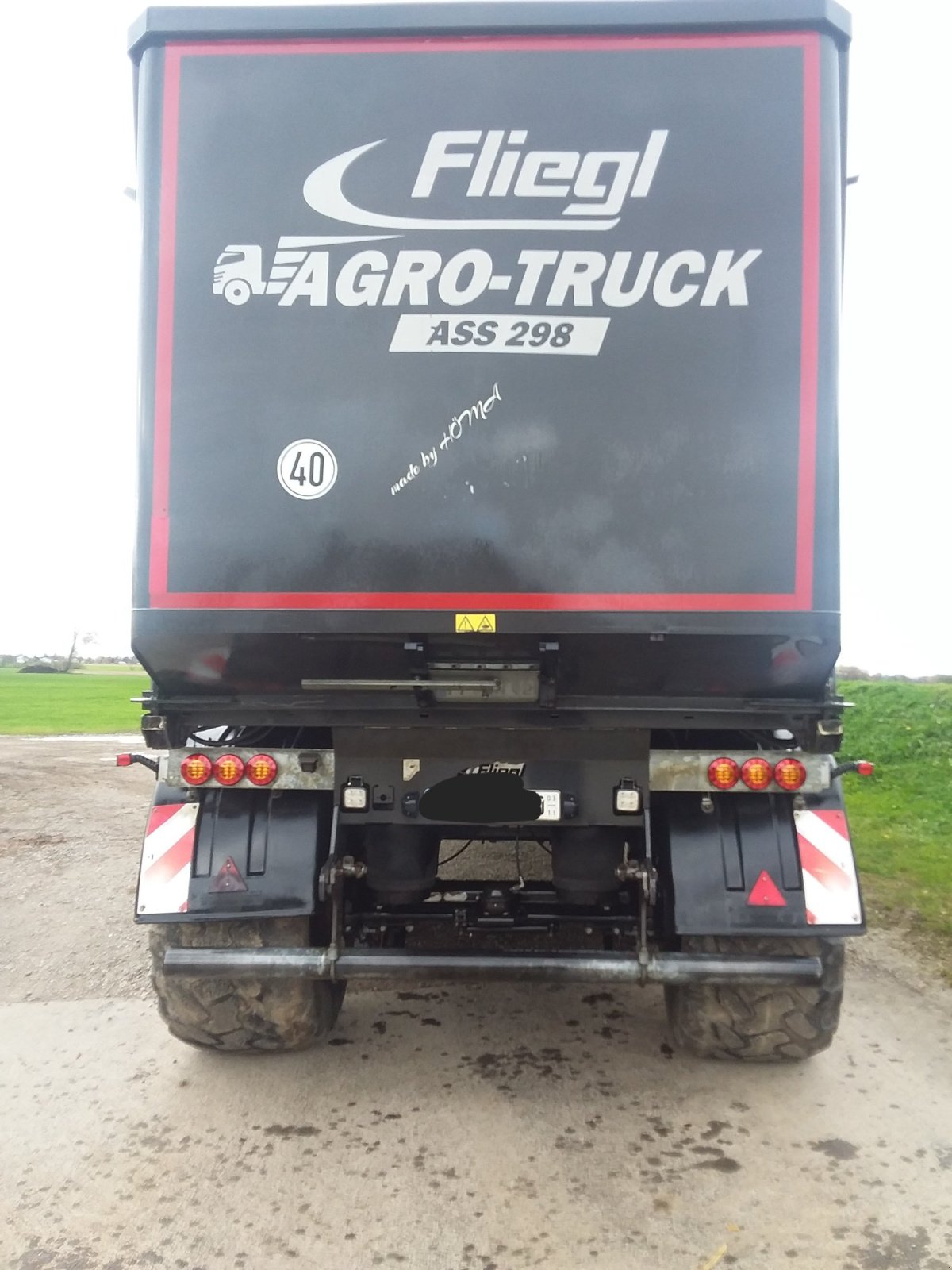 Abschiebewagen of the type Fliegl ASS 298, Gebrauchtmaschine in Igling (Picture 1)