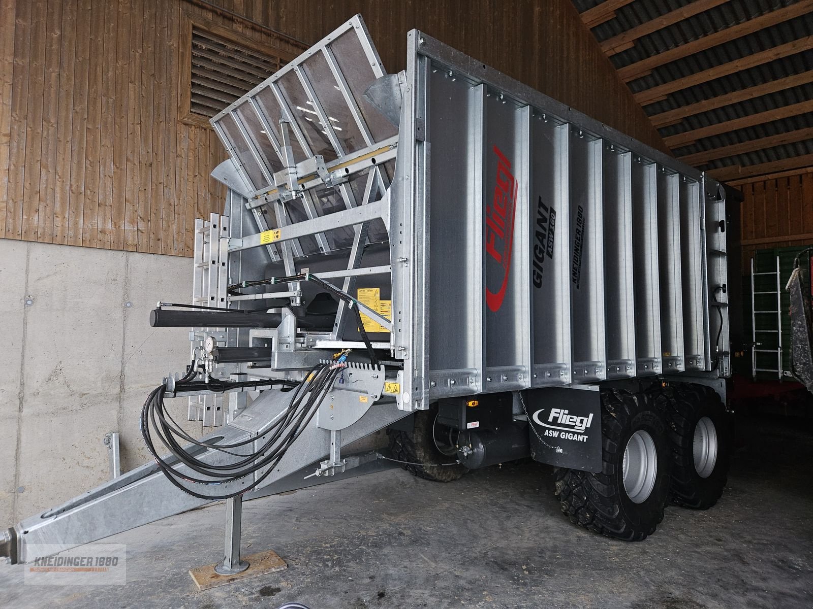 Abschiebewagen del tipo Fliegl Asw 160, Gebrauchtmaschine In Altenfelden (Immagine 1)