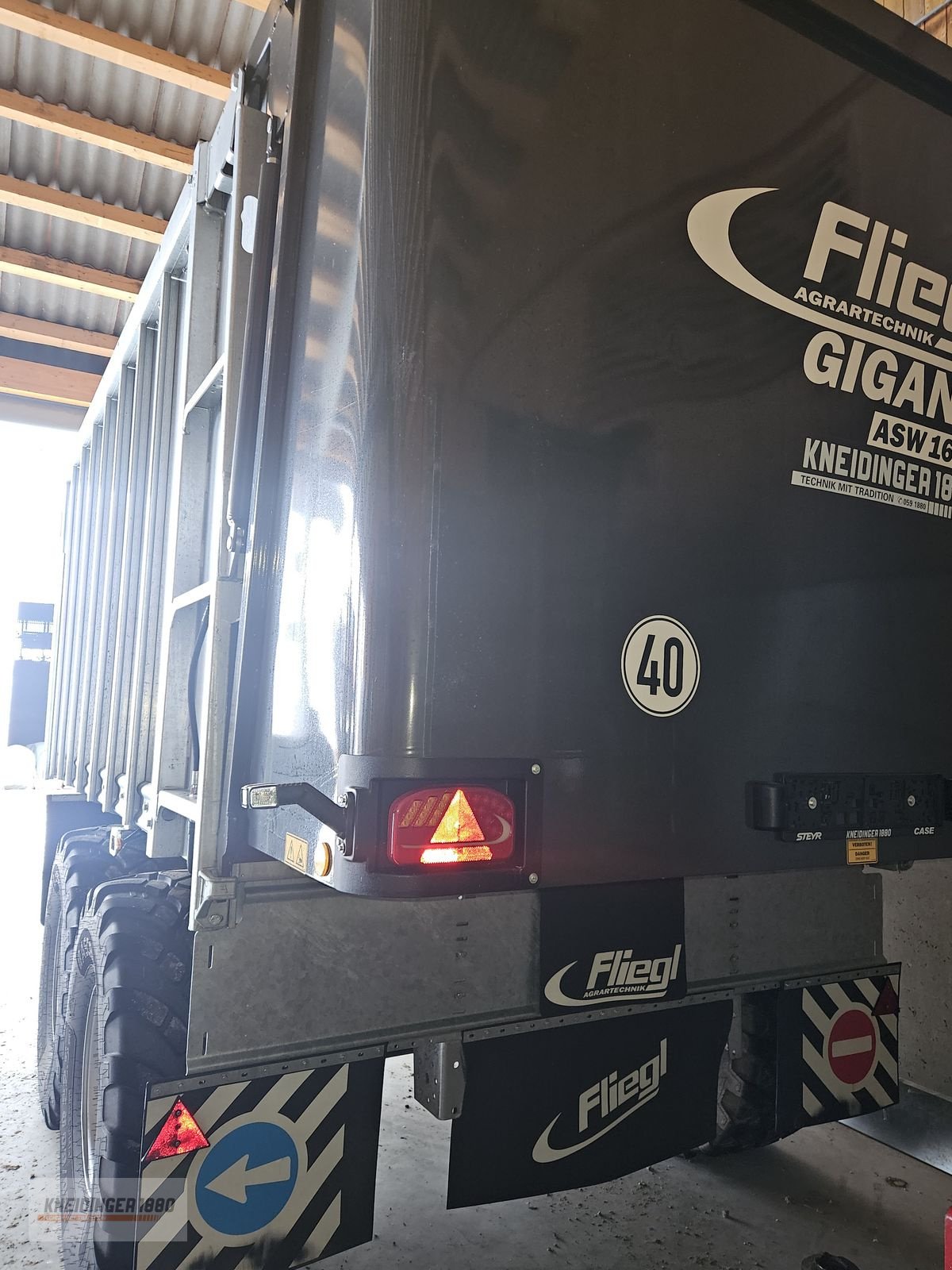 Abschiebewagen del tipo Fliegl Asw 160, Gebrauchtmaschine In Altenfelden (Immagine 7)