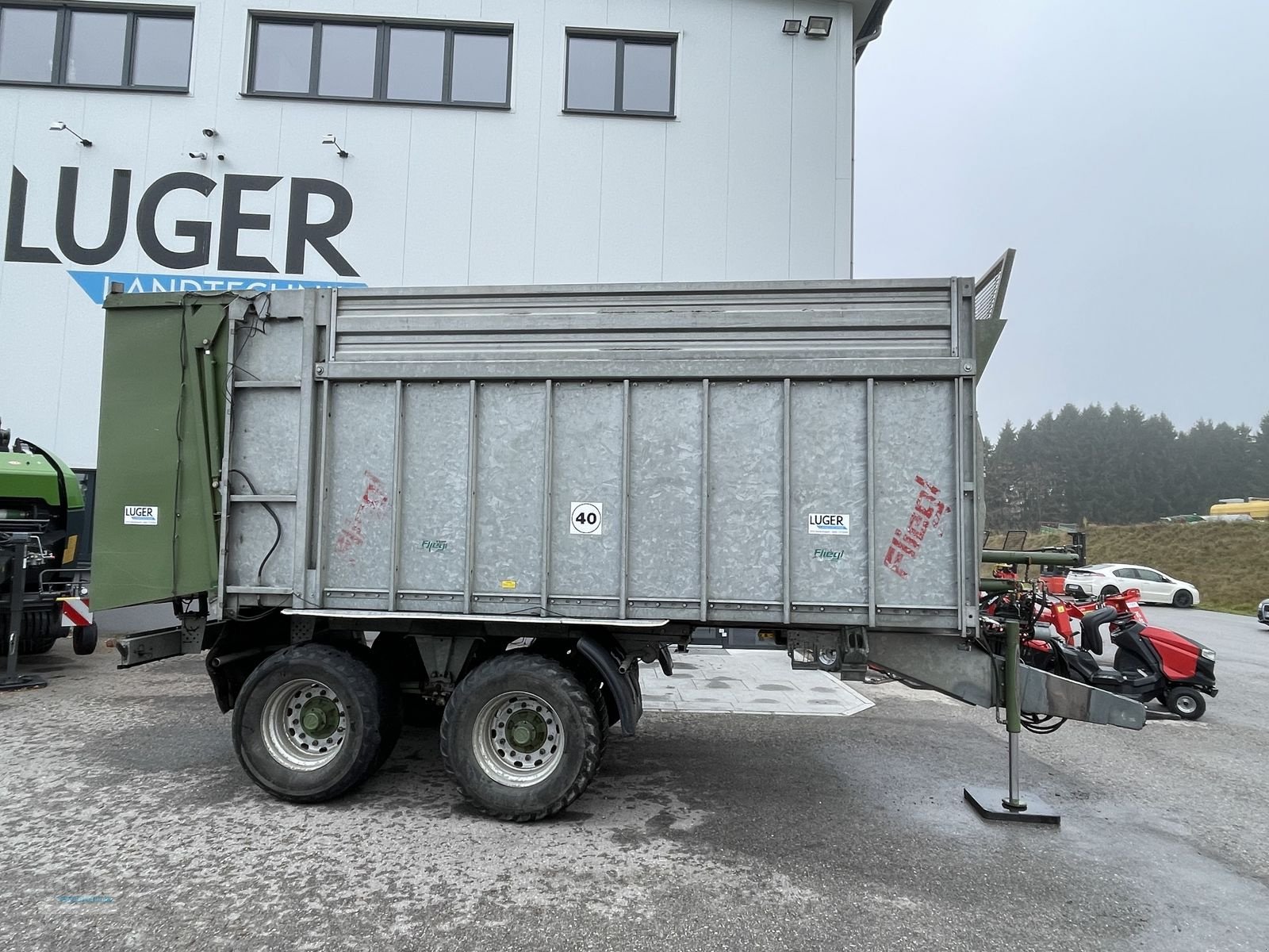 Abschiebewagen of the type Fliegl ASW 160, Gebrauchtmaschine in Niederkappel (Picture 2)