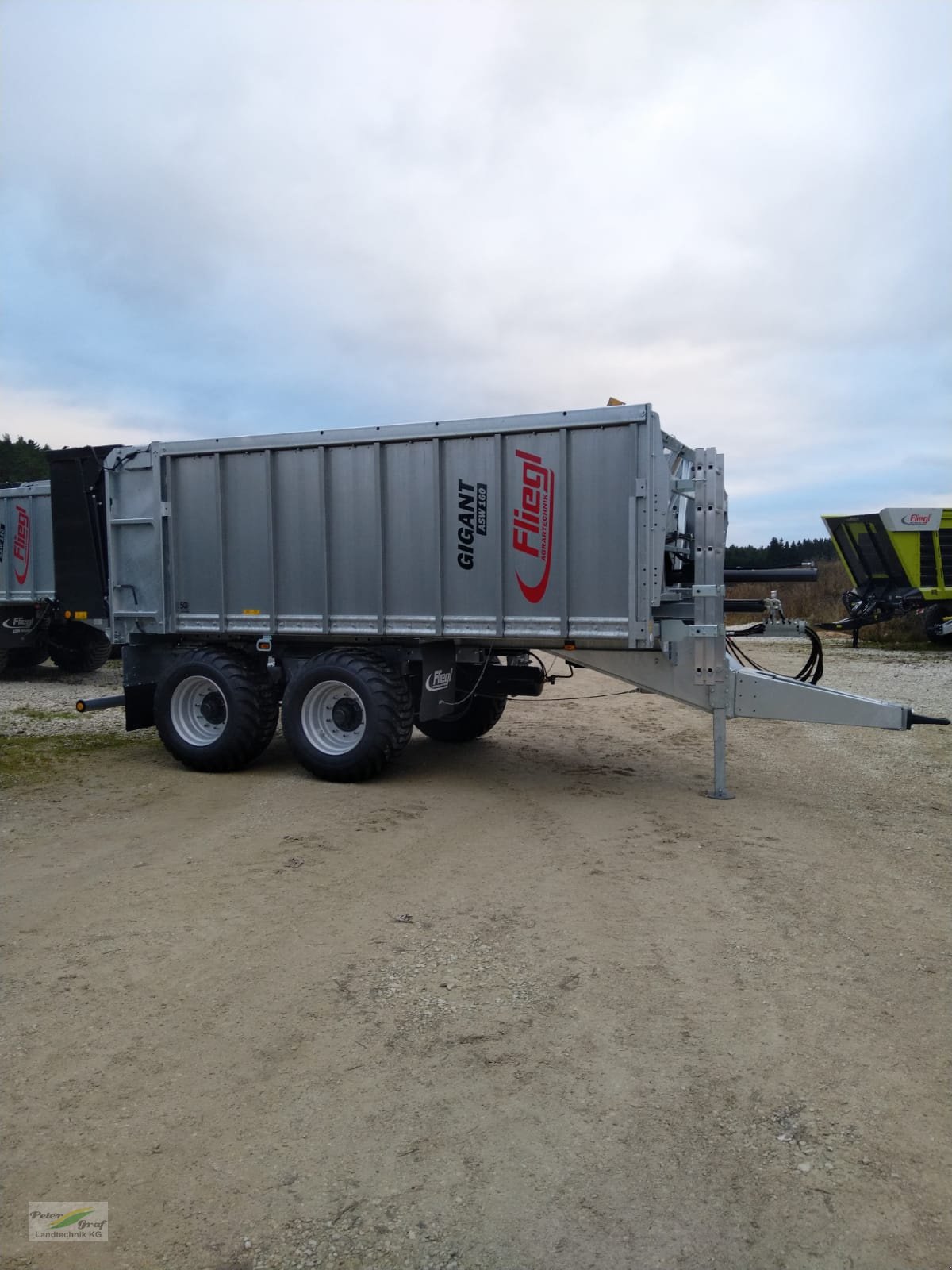 Abschiebewagen typu Fliegl ASW 160, Neumaschine v Pegnitz-Bronn (Obrázek 1)