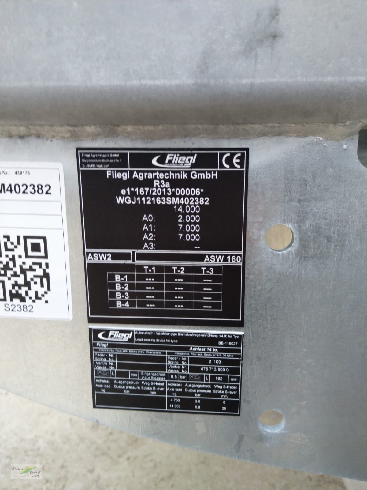 Abschiebewagen typu Fliegl ASW 160, Neumaschine v Pegnitz-Bronn (Obrázek 10)