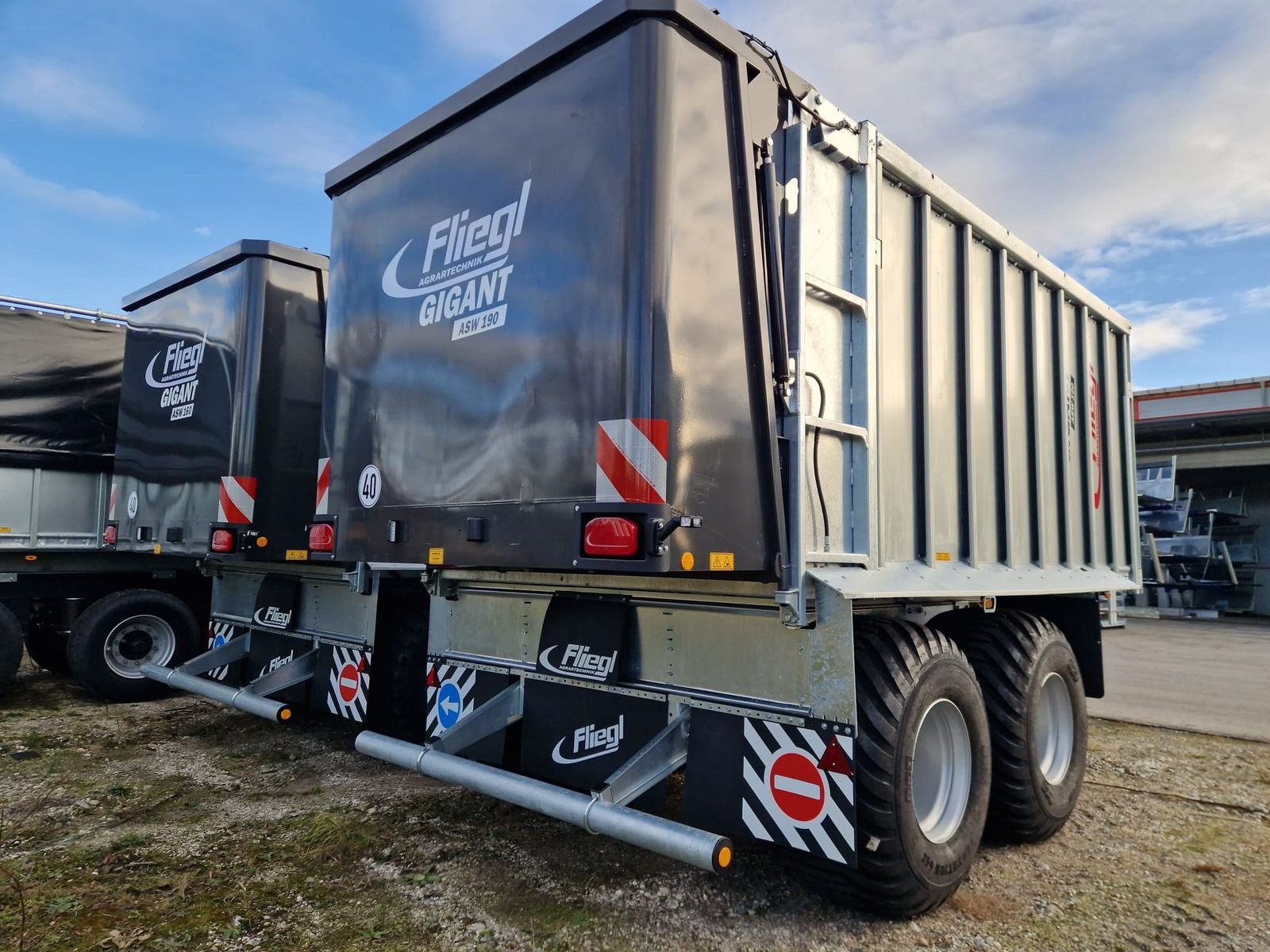 Abschiebewagen del tipo Fliegl ASW 190, Gebrauchtmaschine In Saxen (Immagine 3)