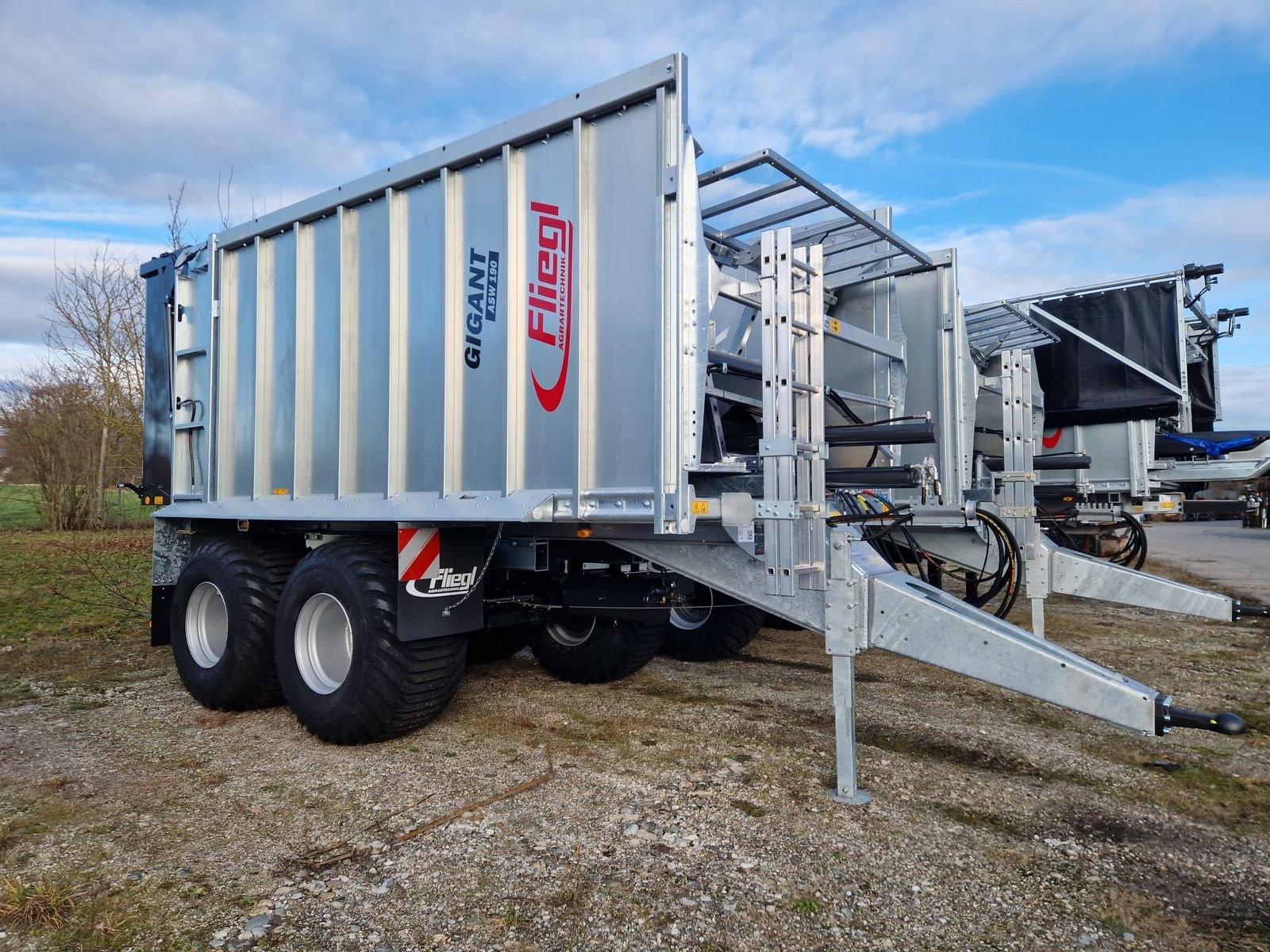 Abschiebewagen del tipo Fliegl ASW 190, Gebrauchtmaschine In Saxen (Immagine 1)