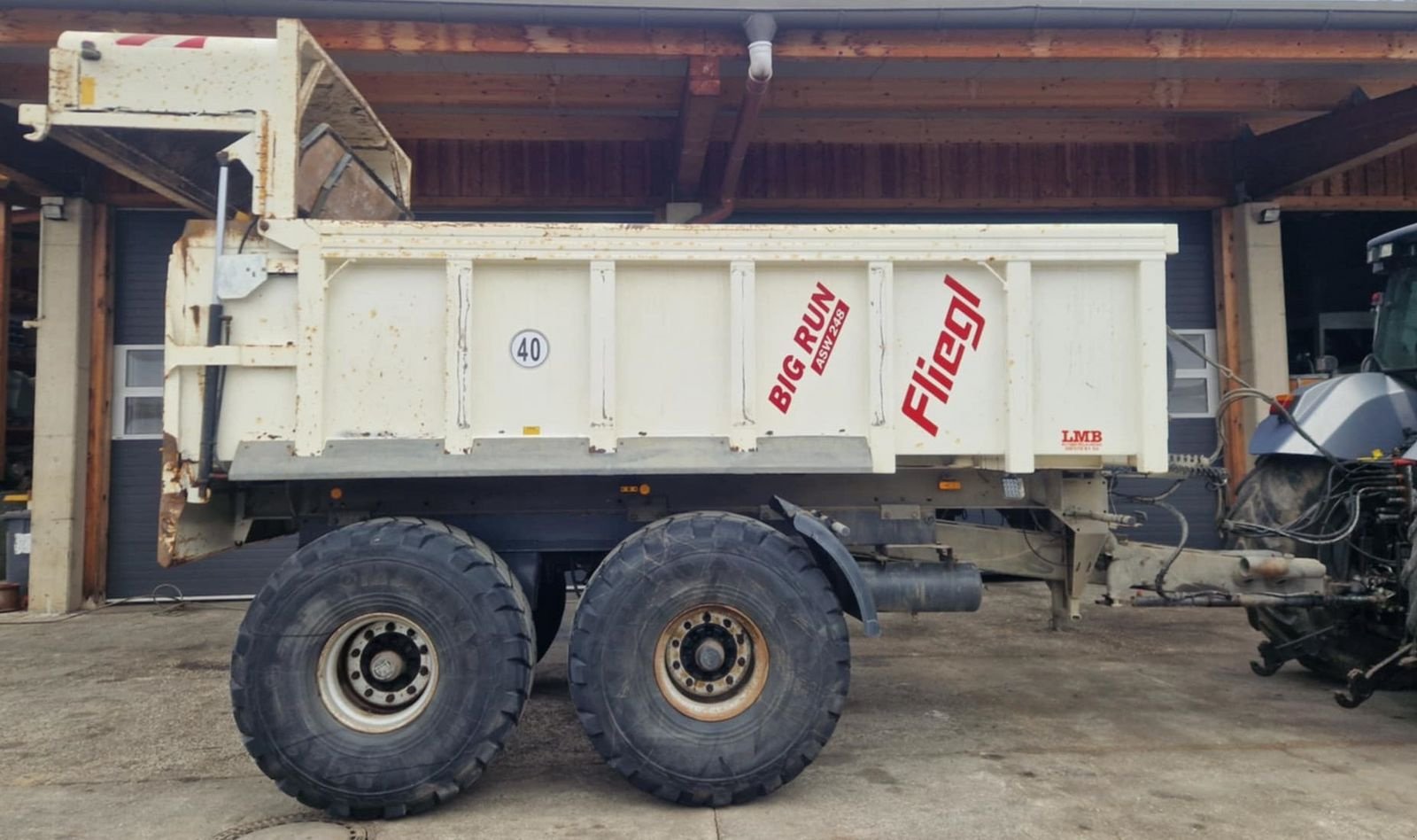 Abschiebewagen типа Fliegl ASW 248 BIG RUN, Gebrauchtmaschine в Villach/Zauchen (Фотография 1)