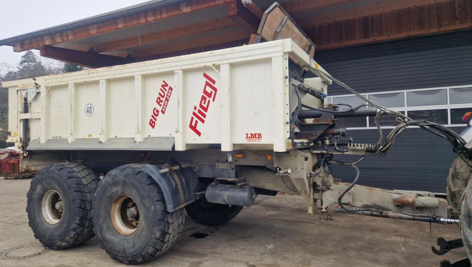 Abschiebewagen типа Fliegl ASW 248 BIG RUN, Gebrauchtmaschine в Villach/Zauchen (Фотография 7)