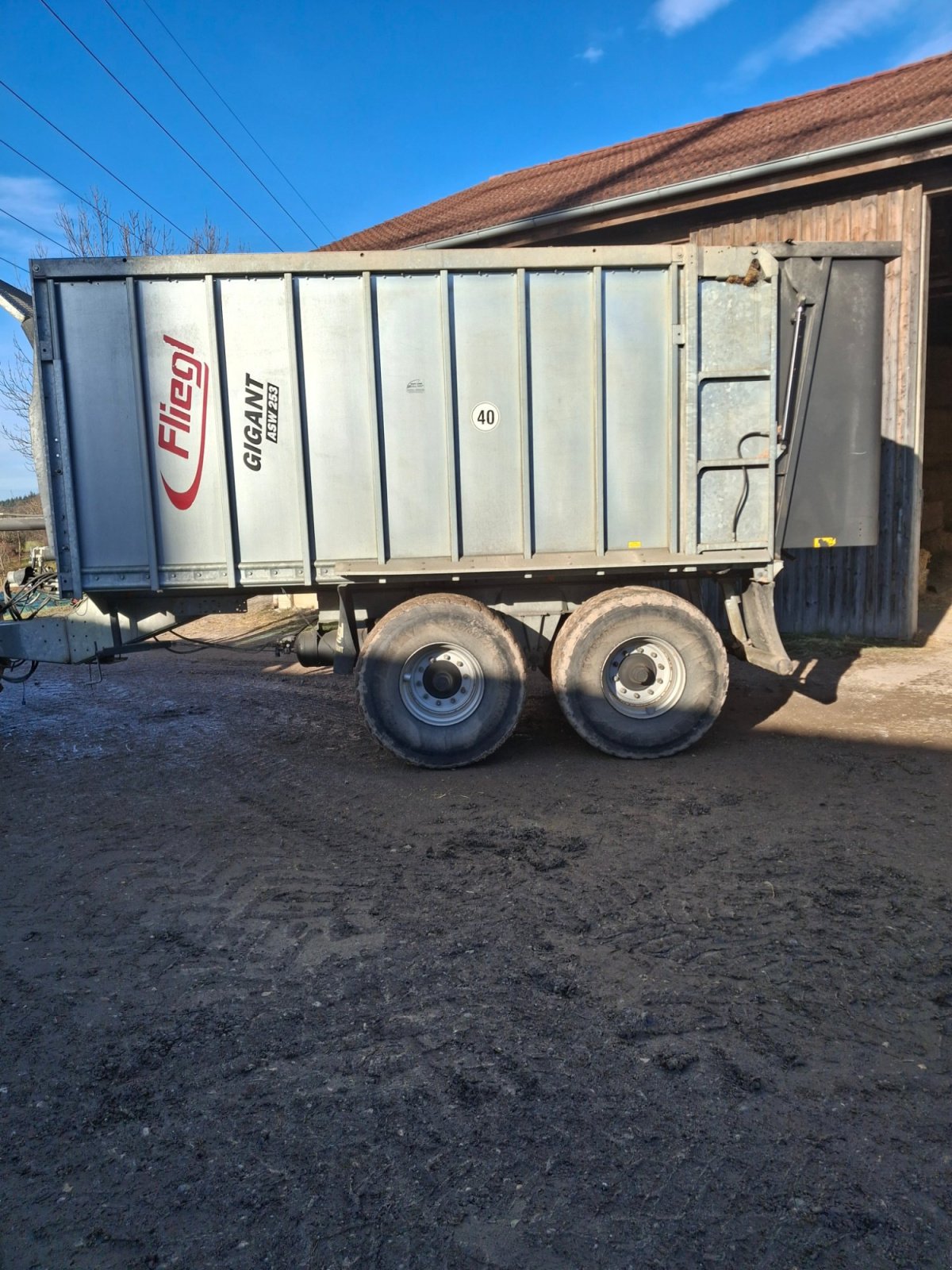 Abschiebewagen tipa Fliegl ASW 253, Gebrauchtmaschine u Odelzhausen (Slika 5)