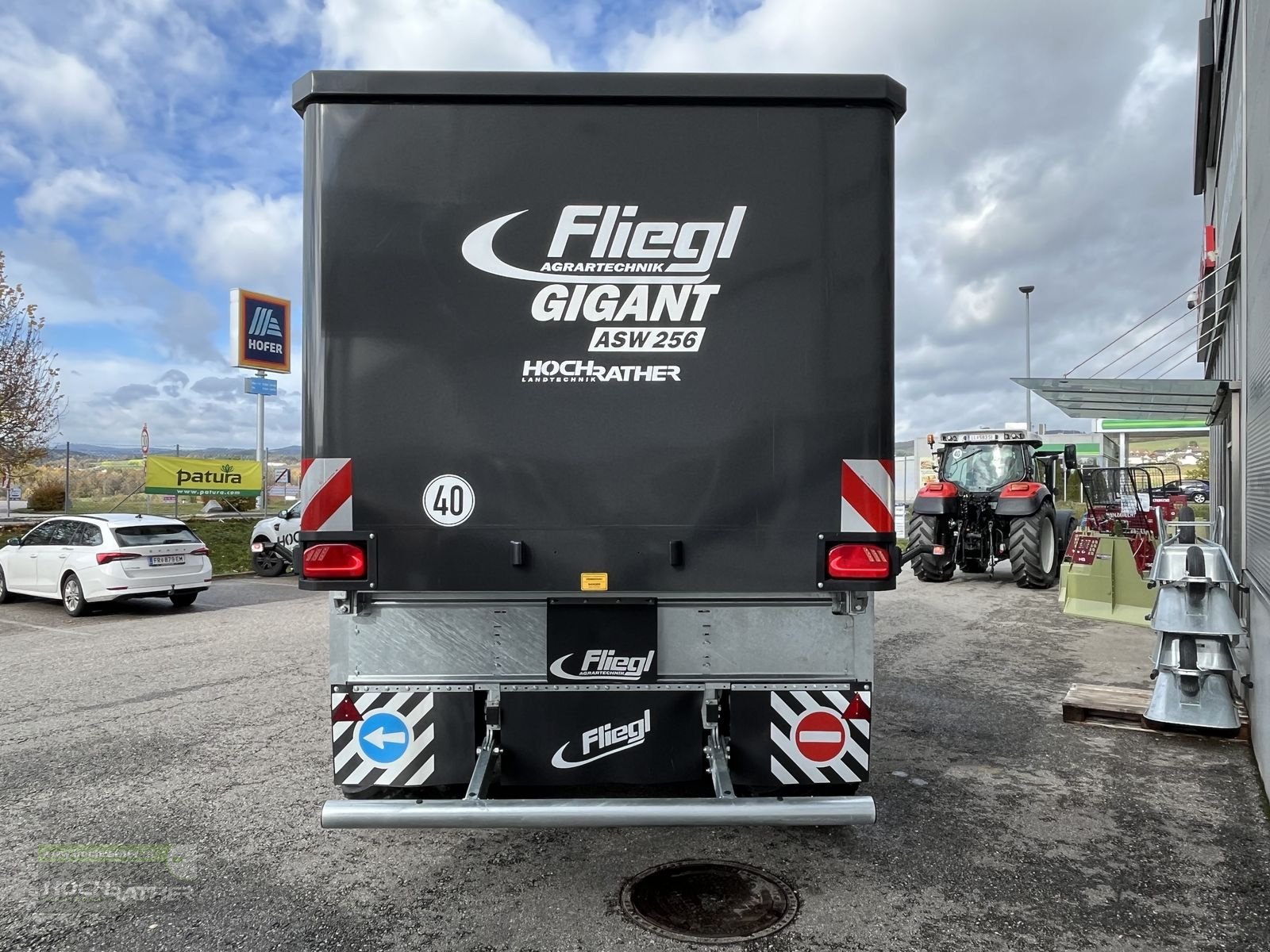 Abschiebewagen of the type Fliegl ASW 256 Compact FOX, Neumaschine in Kronstorf (Picture 8)