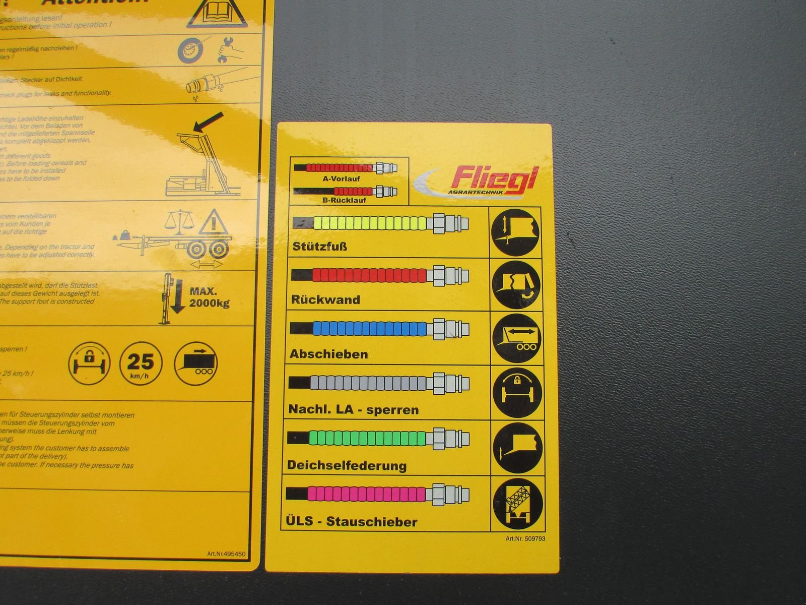 Abschiebewagen typu Fliegl ASW 256, Neumaschine v Saxen (Obrázek 8)