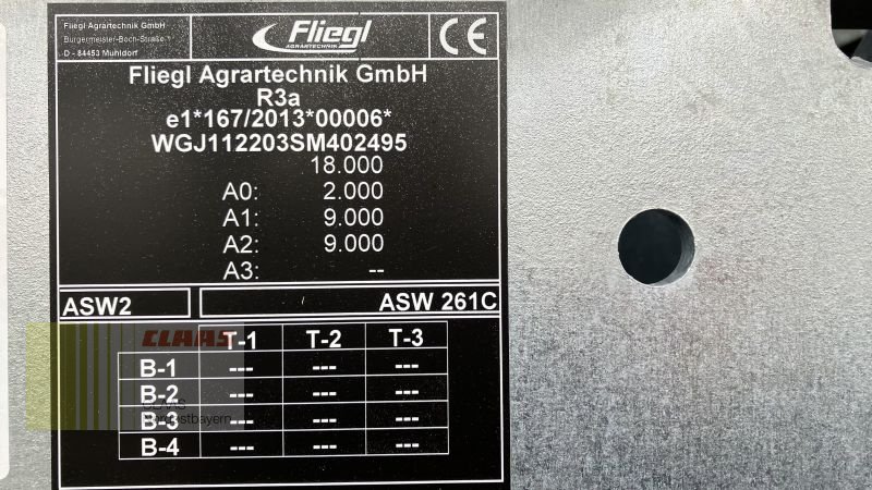Abschiebewagen tip Fliegl ASW 261 COMPACT FOX REDUZIERT!, Neumaschine in Cham (Poză 23)