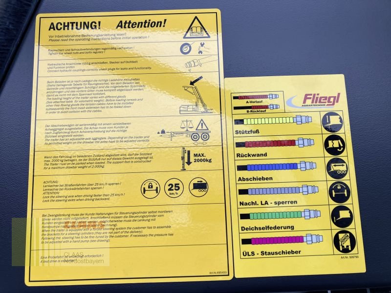 Abschiebewagen tip Fliegl ASW 261 COMPACT FOX REDUZIERT!, Neumaschine in Cham (Poză 22)