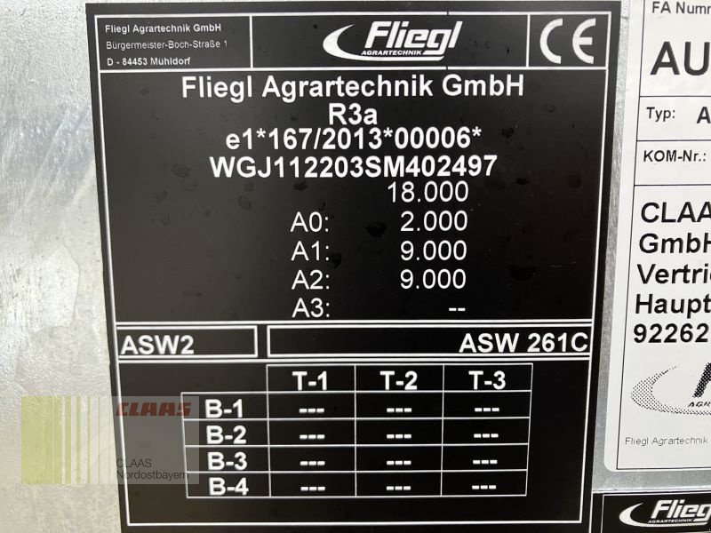 Abschiebewagen tip Fliegl ASW 261 COMPACT FOX REDUZIERT!, Neumaschine in Schwandorf (Poză 20)