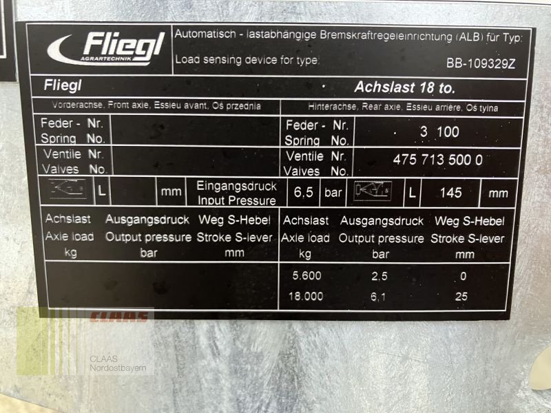 Abschiebewagen tip Fliegl ASW 261 COMPACT FOX REDUZIERT!, Neumaschine in Schwandorf (Poză 21)