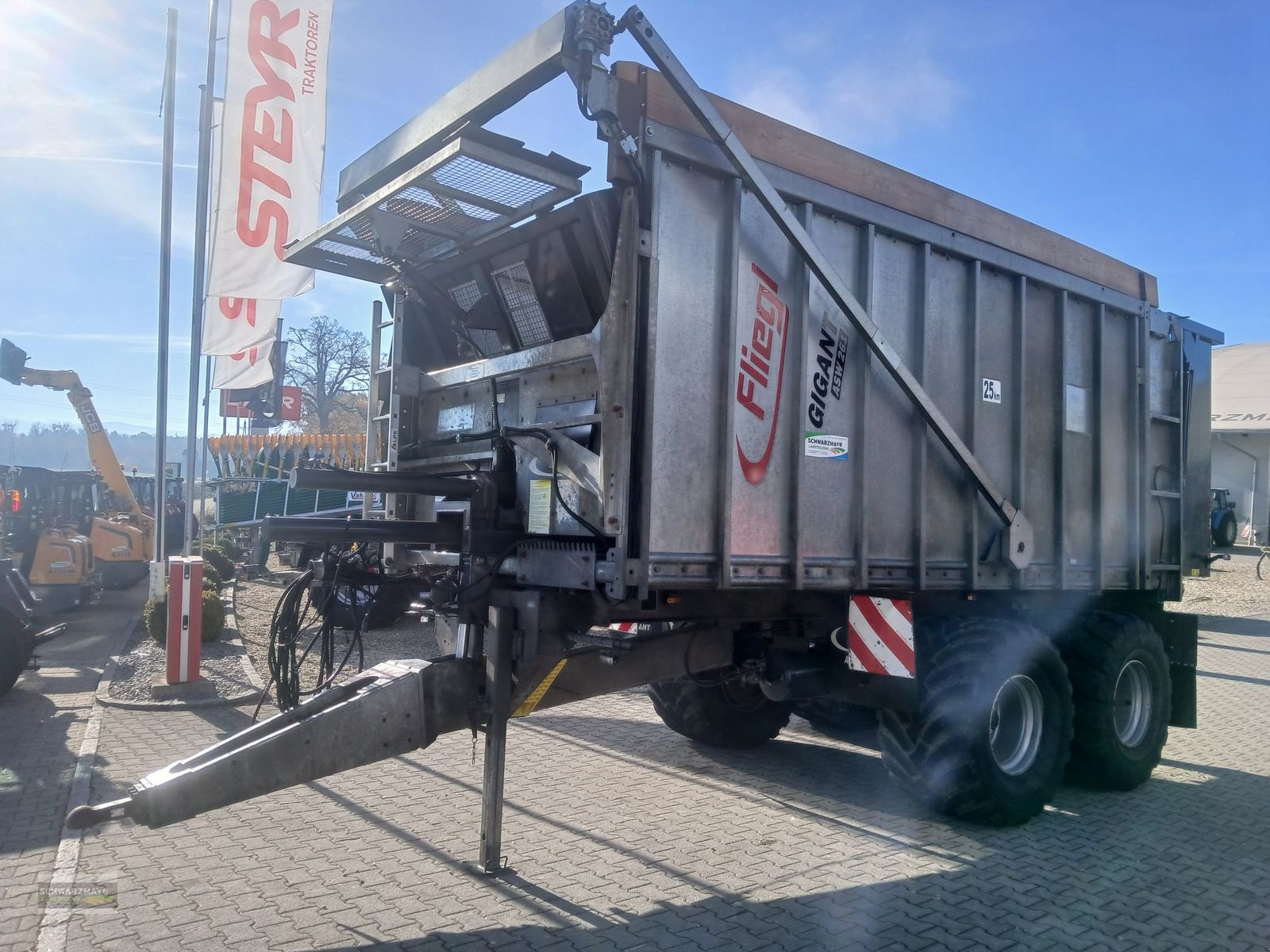 Abschiebewagen του τύπου Fliegl ASW 261 mit Wechselrahmen, Gebrauchtmaschine σε Aurolzmünster (Φωτογραφία 2)