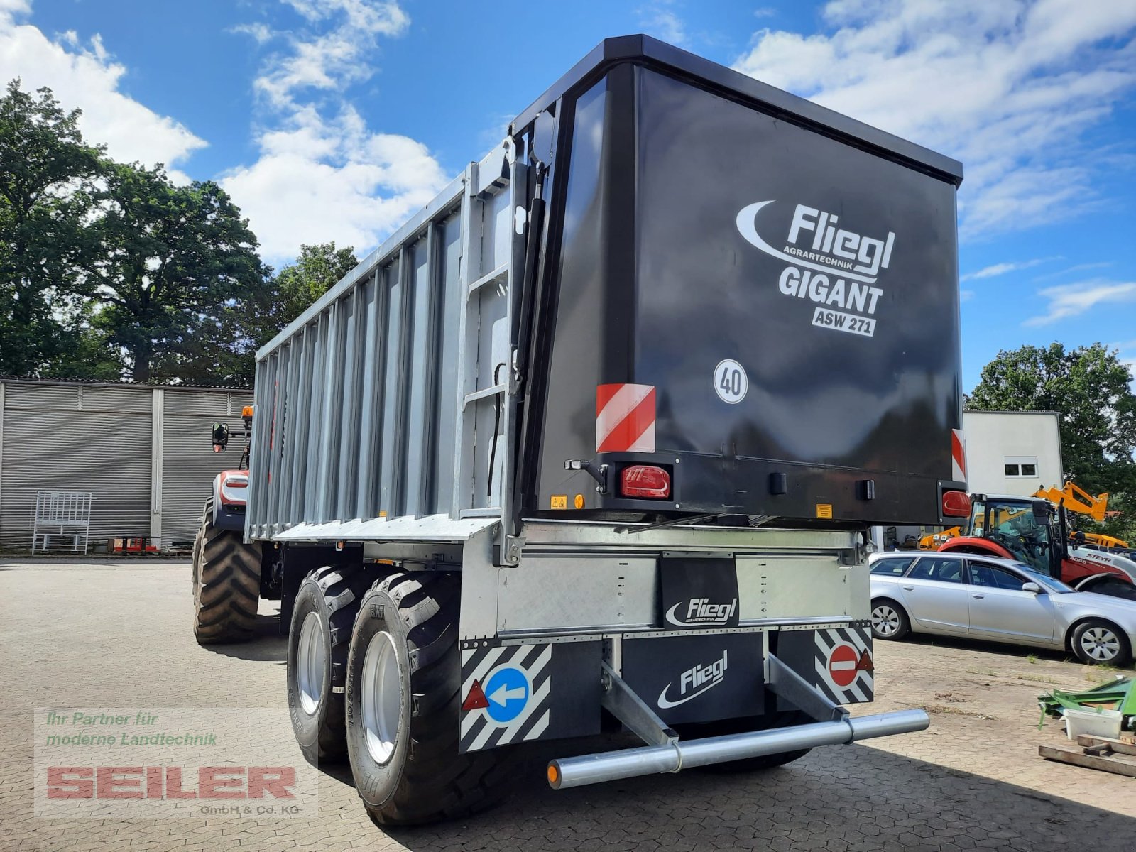 Abschiebewagen typu Fliegl ASW 271 C FOX Lenkachse 26,5" 35m³, Neumaschine v Ansbach (Obrázek 4)