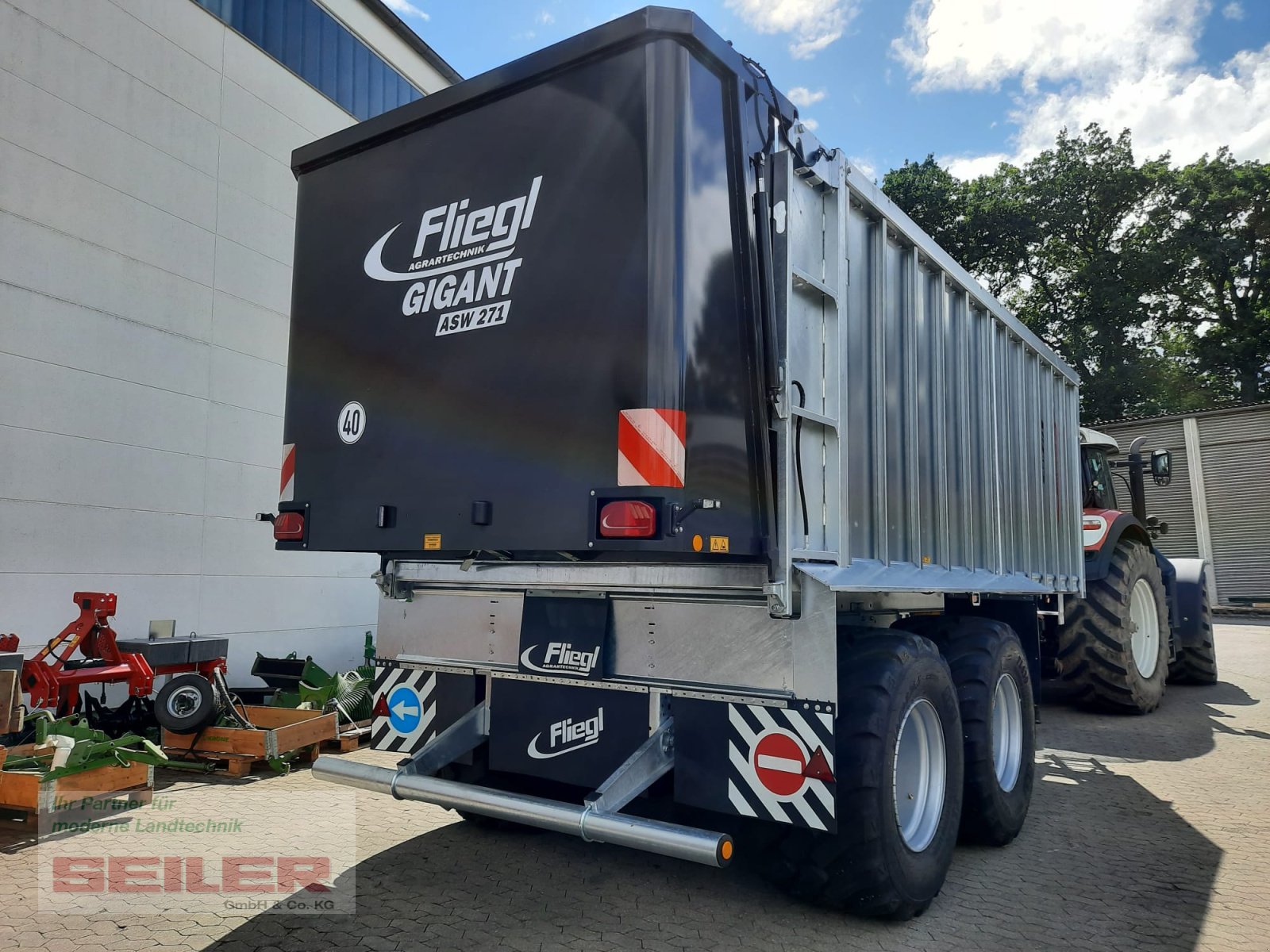 Abschiebewagen typu Fliegl ASW 271 C FOX Lenkachse 26,5" 35m³, Neumaschine v Ansbach (Obrázek 5)